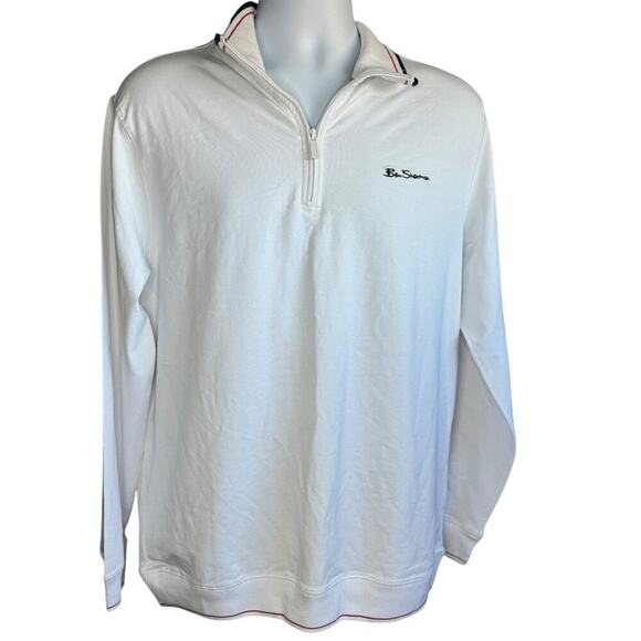 Ben Sherman NWT The Original 1/4 Zip Long Sleeve Shirt Size L - Picture 1 of 5